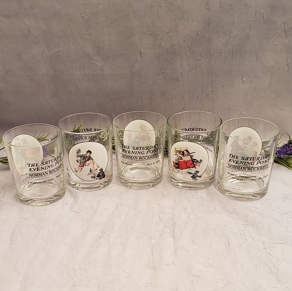 Norman Rockwell Glass Collector's Set - Picture 5 of 12